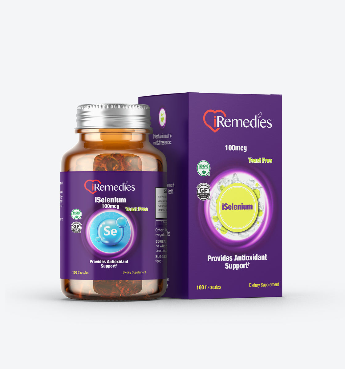 ISelenium 100 Mg 100 Capsules IRemedies iselenium-100-mg-100-capsules-iremedies
