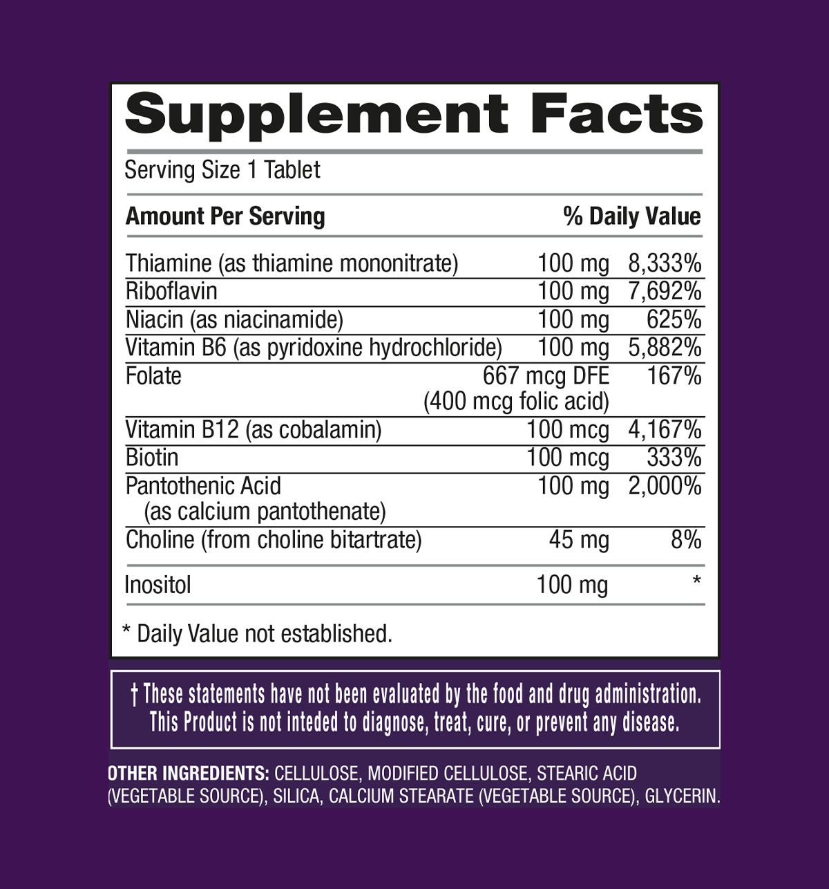 60 Vegetarian Tablets 