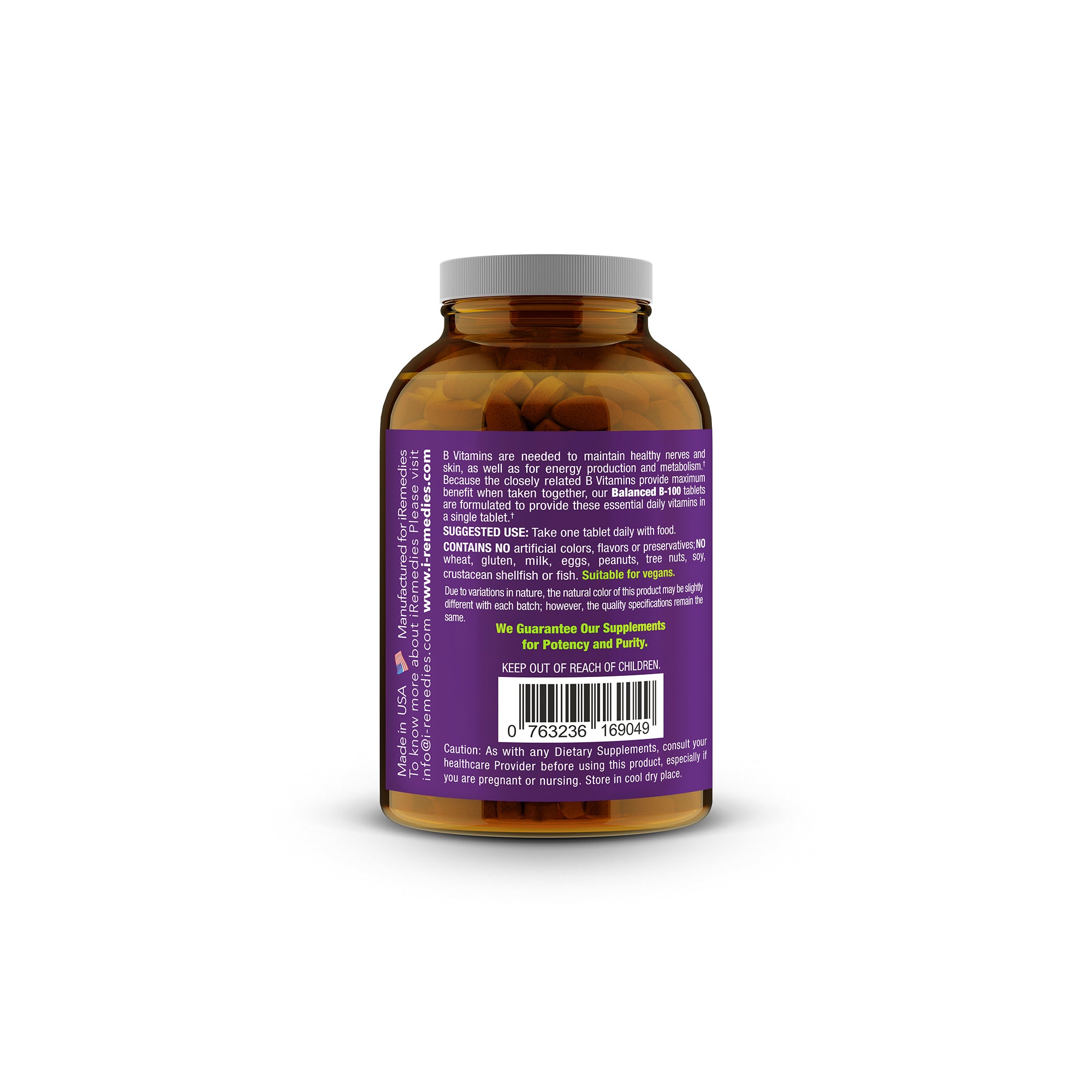 iBalanced B100 – 60 Vegetarian Tablets