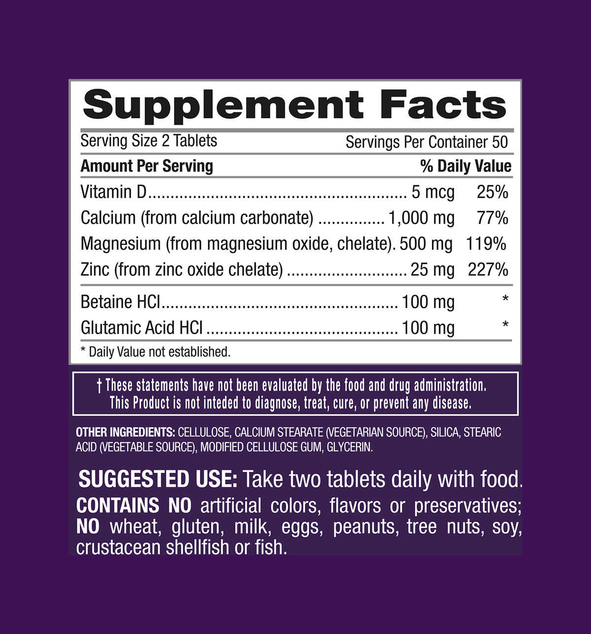 iCal Mag Zinc with Vitamin D3