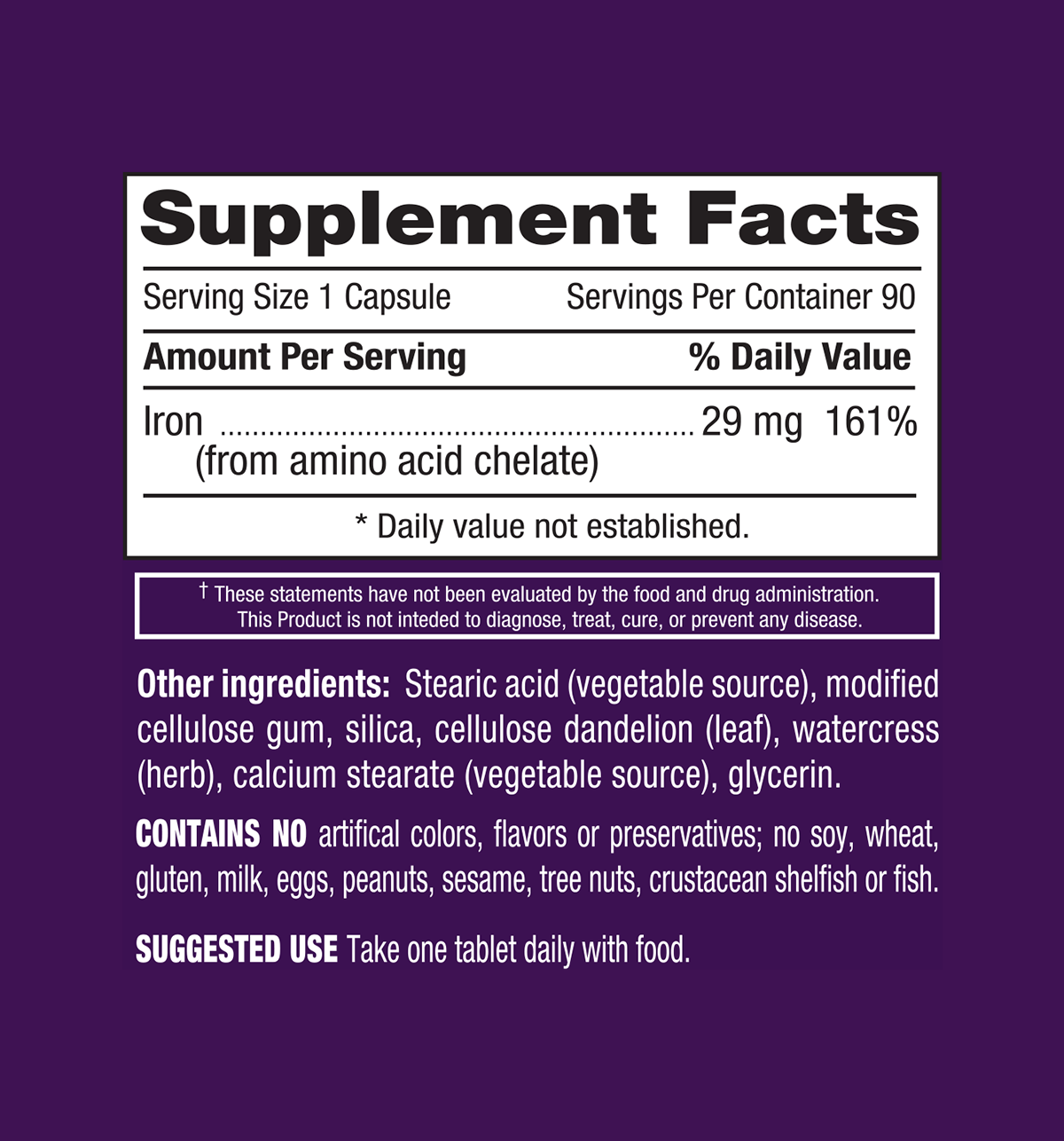 iChelated Iron 29 mg