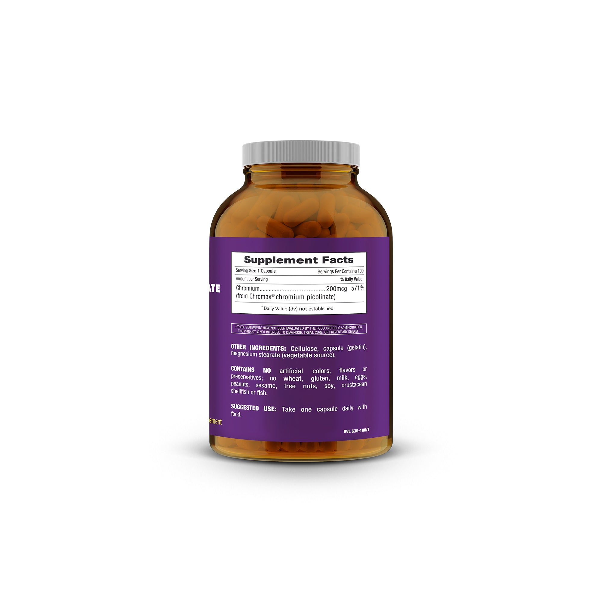iChromium Picolinate 200 mcg – 100 capsules