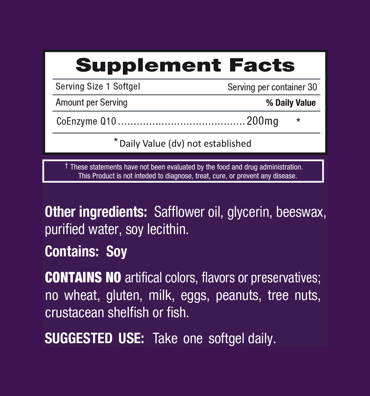 iCoQ10 200 mg