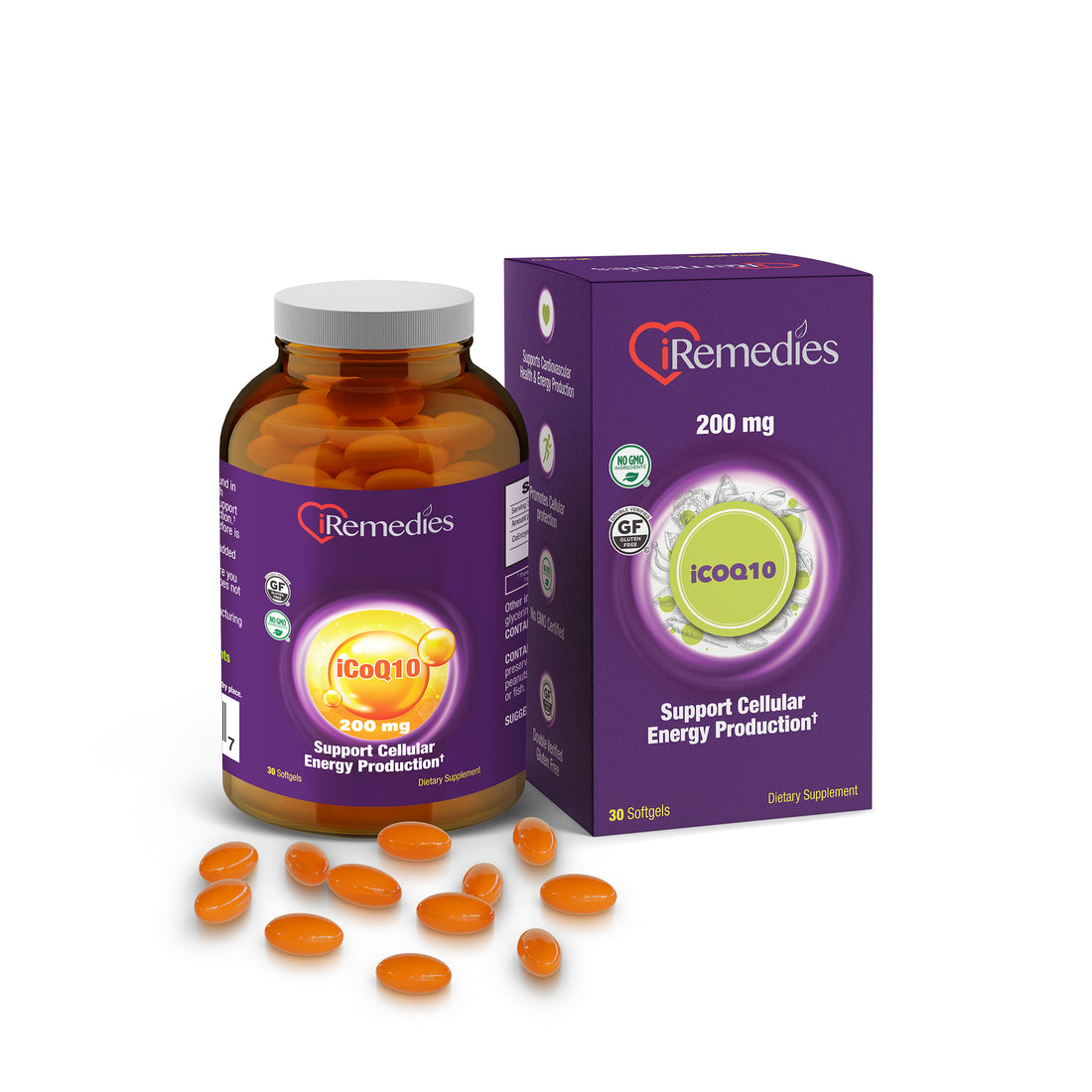 iCoQ10 200 mg – 30 Softgels