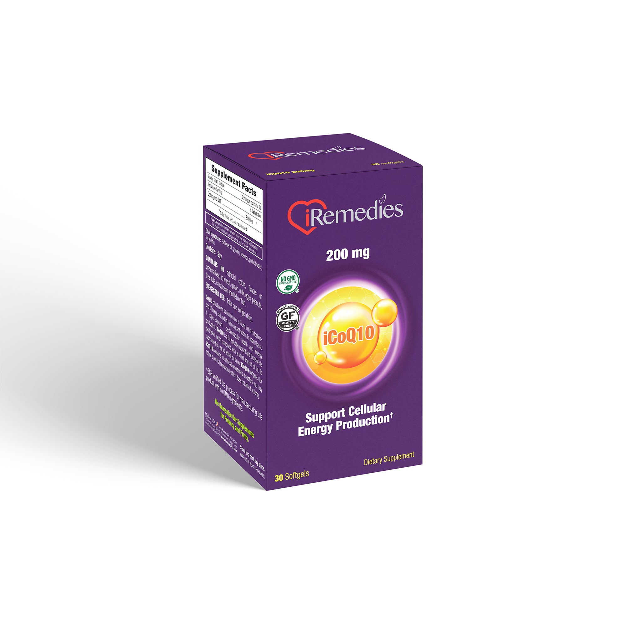 iCoQ10 200 mg – 30 Softgels