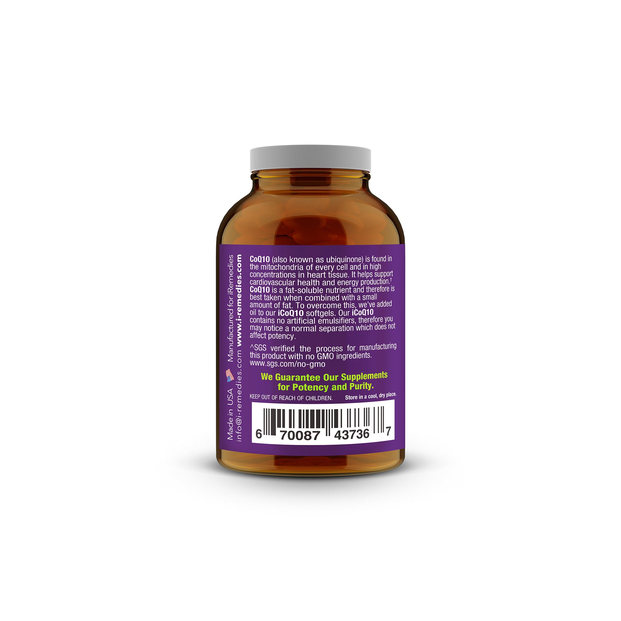 iCoQ10 200 mg – 30 Softgels