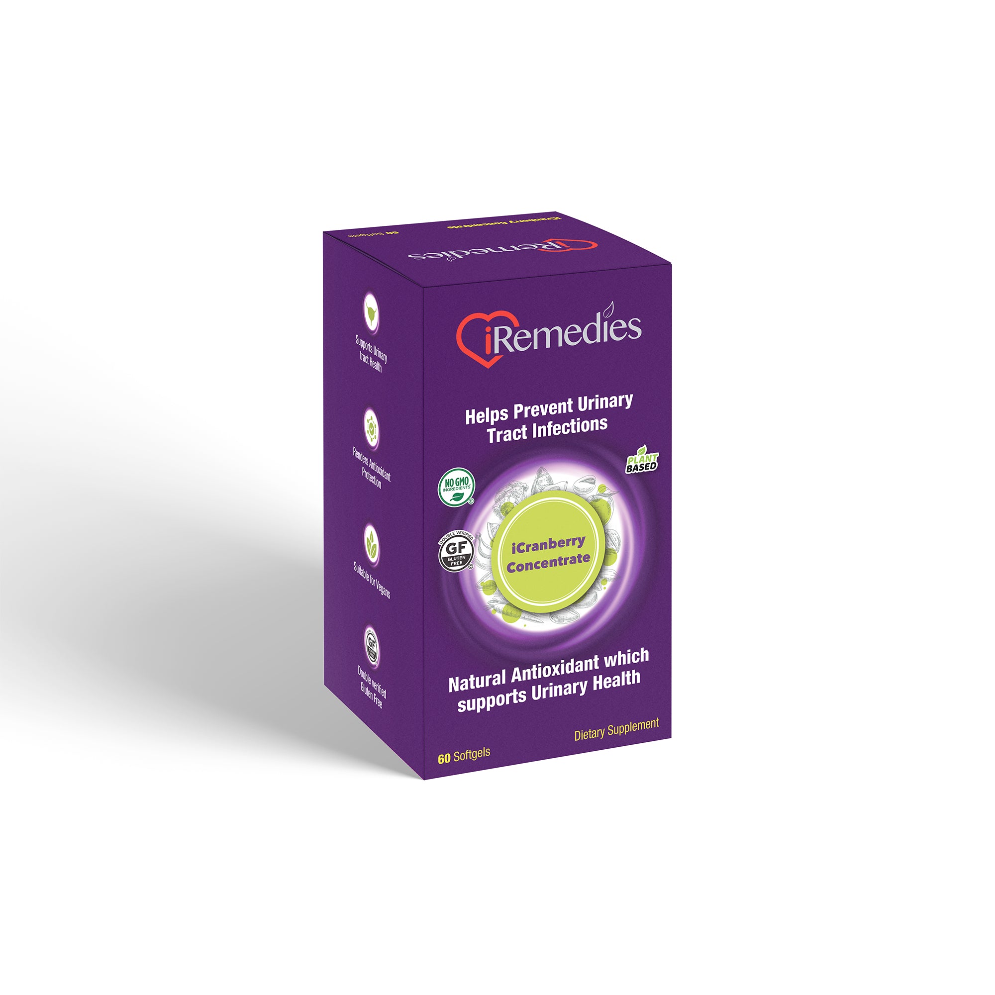 iCranberry Concentrate 168 mg - 60 Softgels