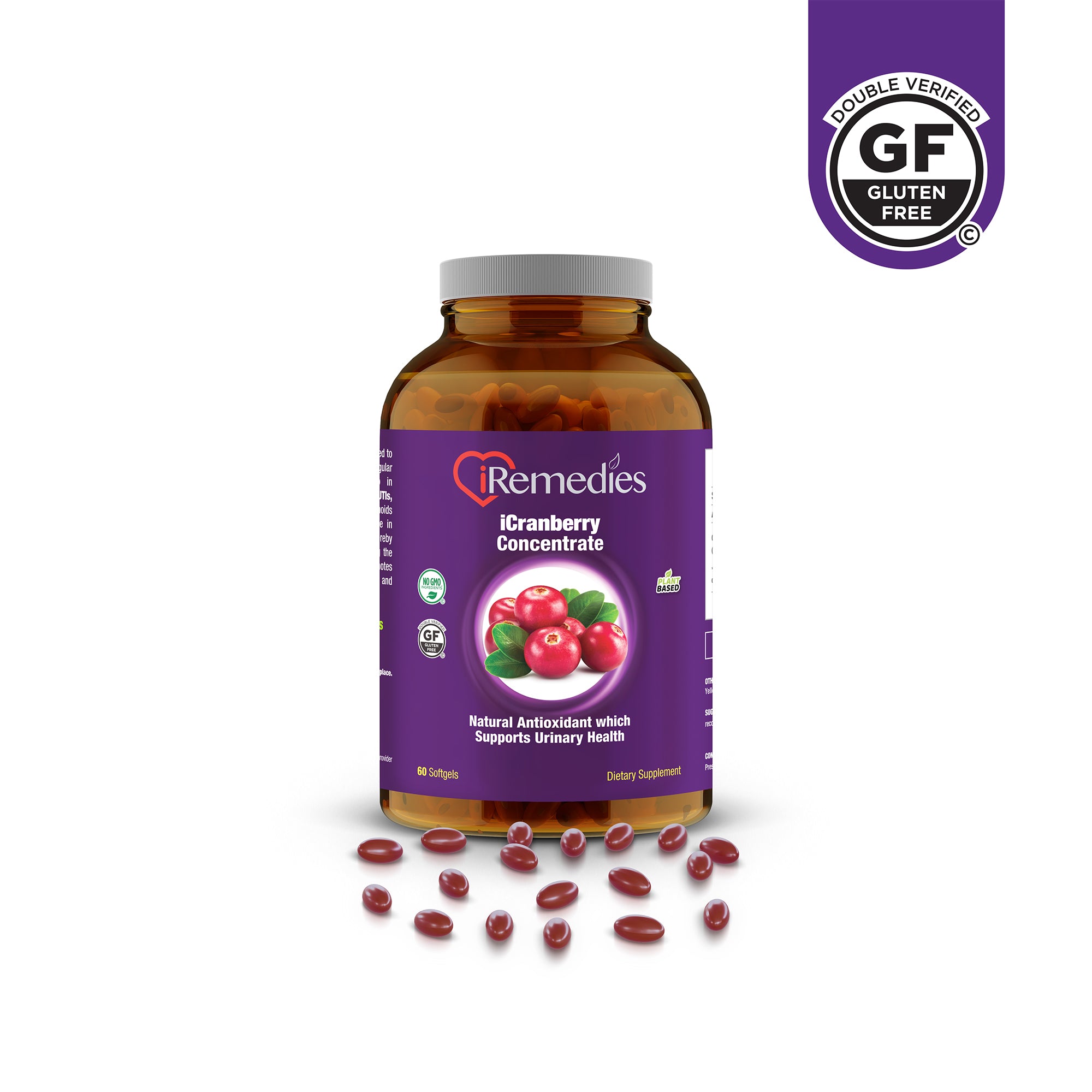 iCranberry Concentrate 168 mg - 60 Softgels