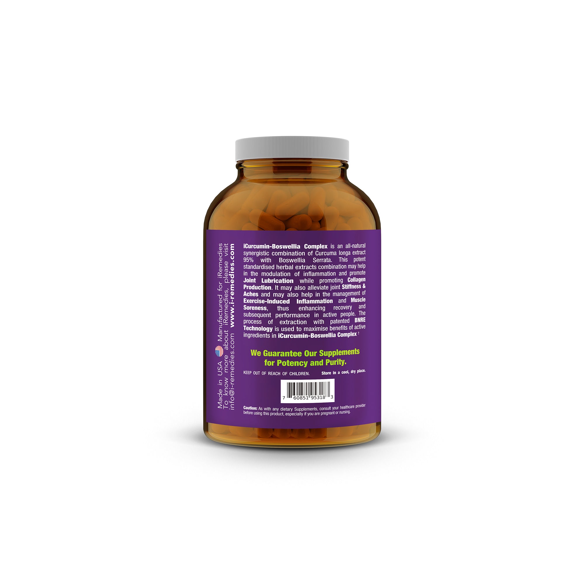 iCurcumin Boswellia Complex – 60 Capsules