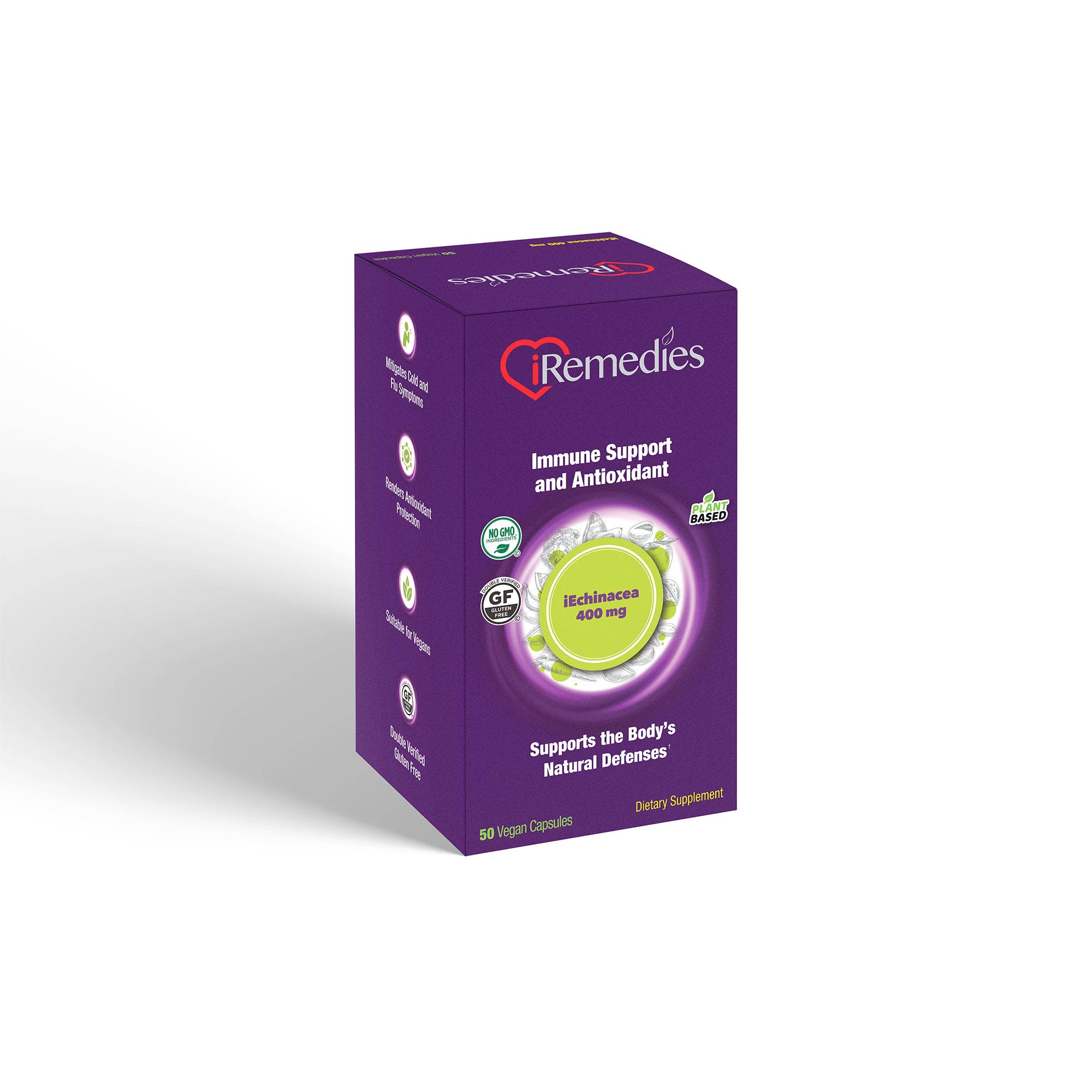 iEchinacea 400 mg – 50 Vegan Capsules