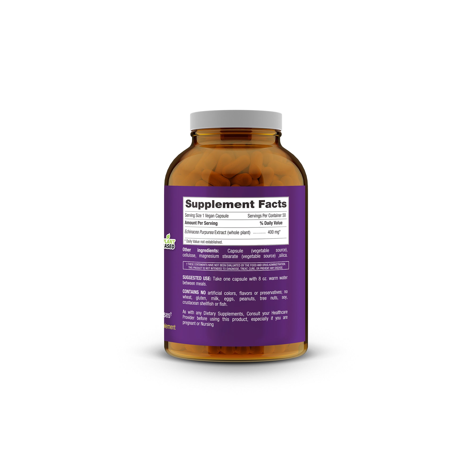 iEchinacea 400 mg – 50 Vegan Capsules