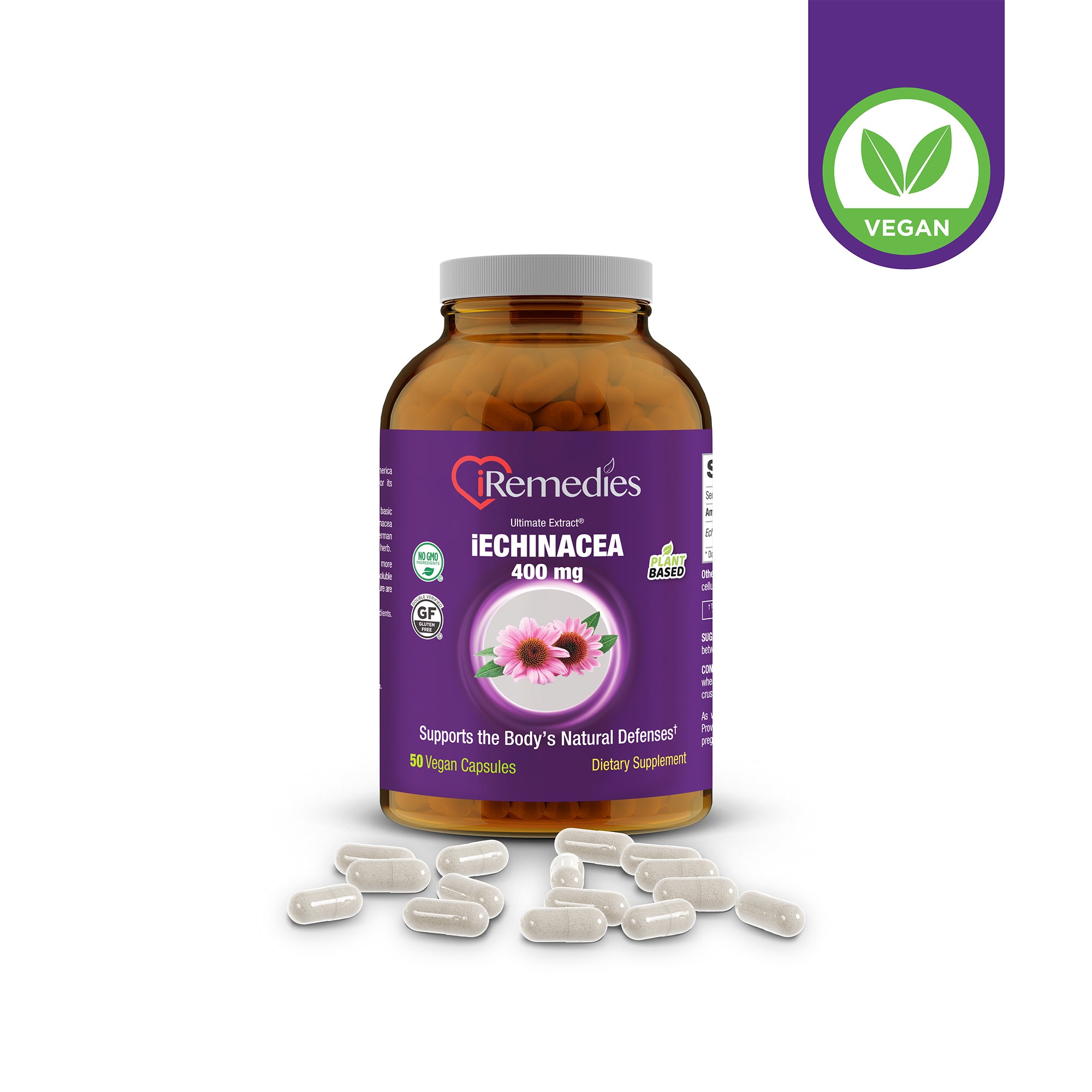 iEchinacea 400 mg – 50 Vegan Capsules