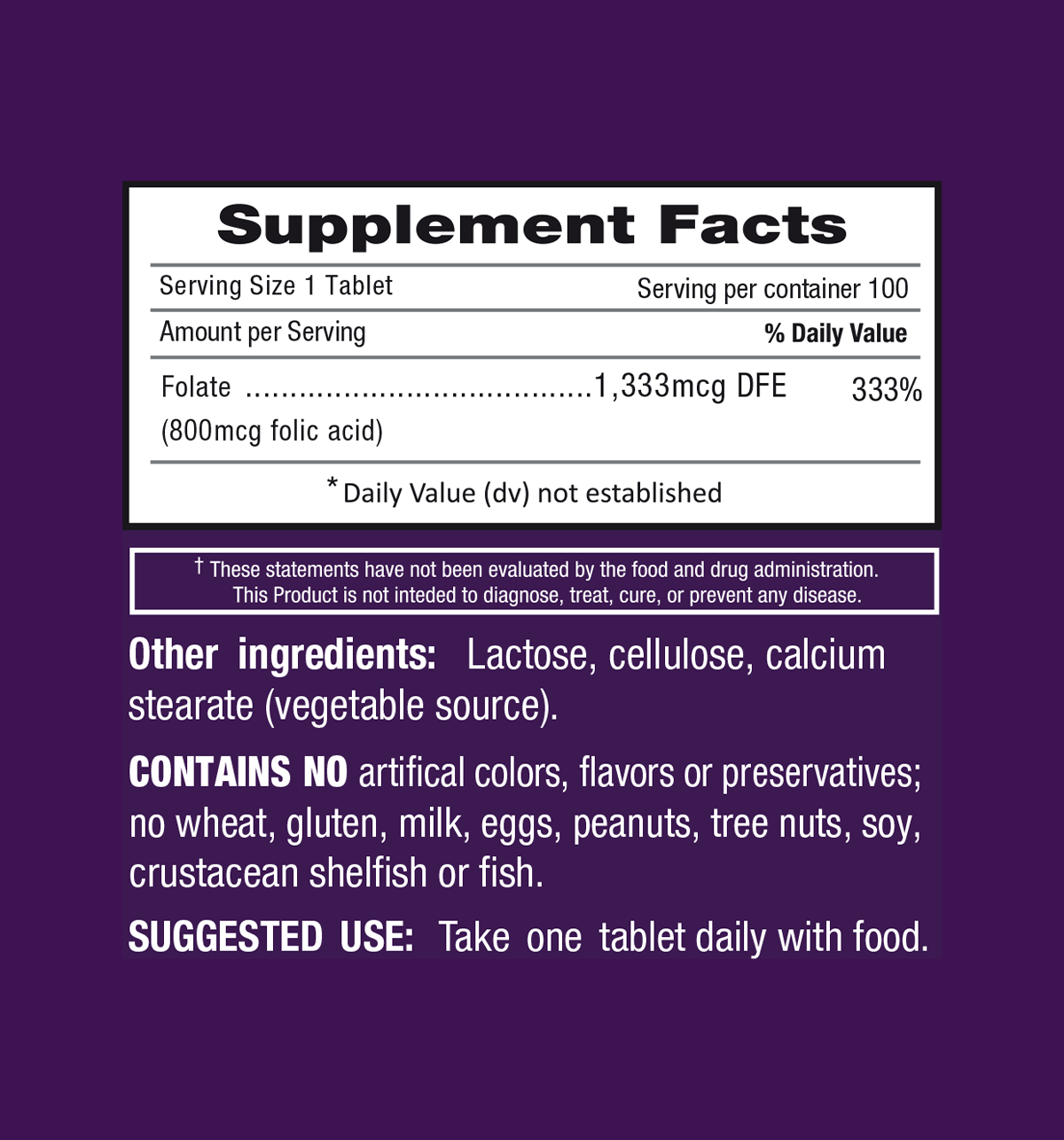 iFolic Acid 800mcg