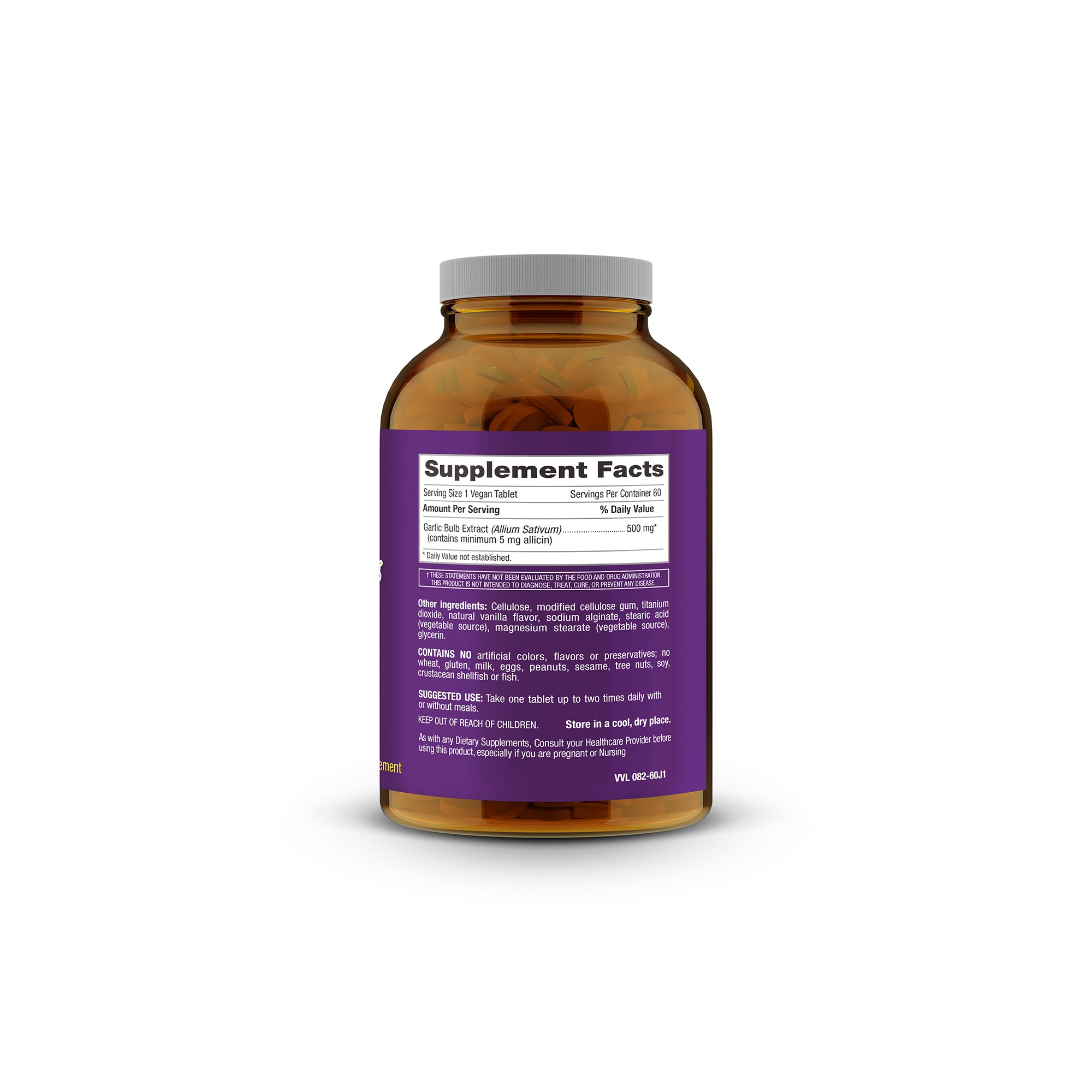 iGarlic High Allicin 500 mg - 60 Vegan Tablets