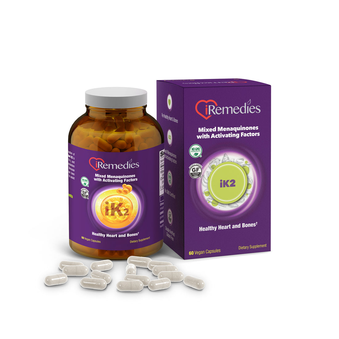 iVitamin K2 75 mcg – 60 Vegan Capsules