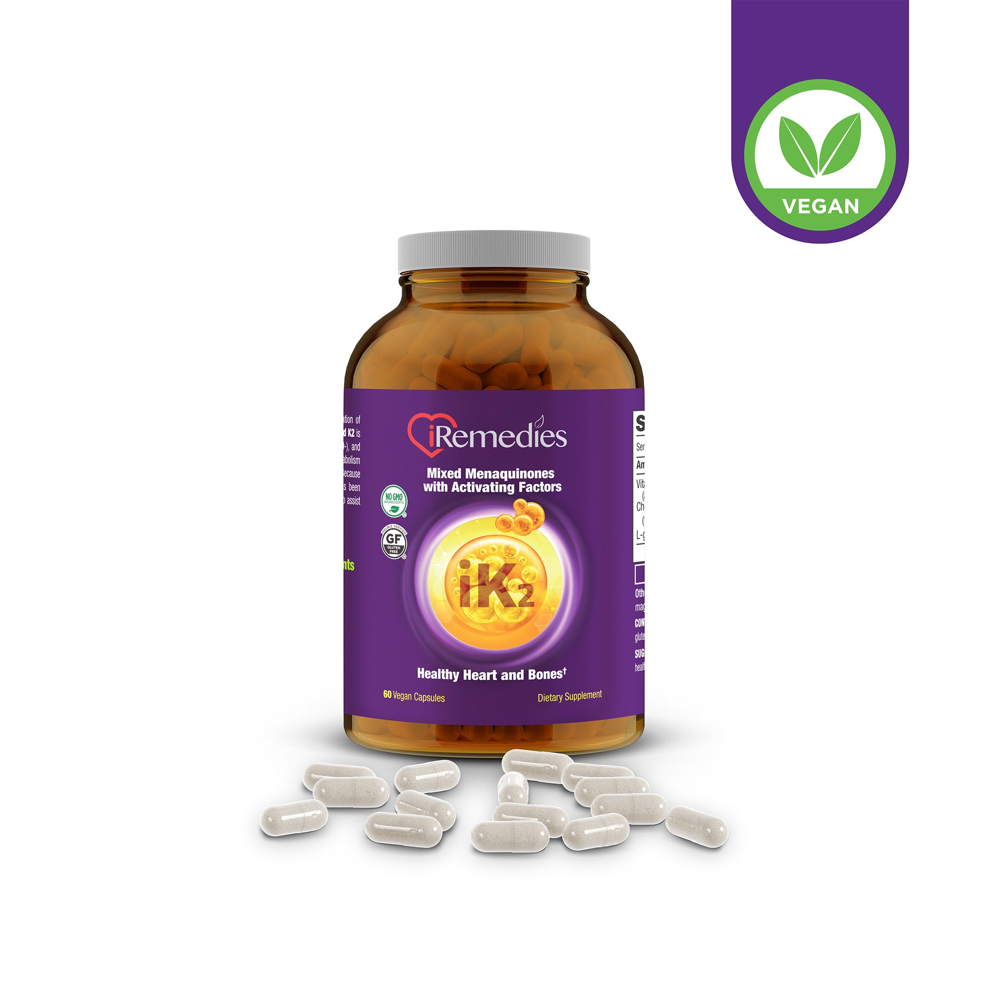 iVitamin K2 75 mcg – 60 Vegan Capsules