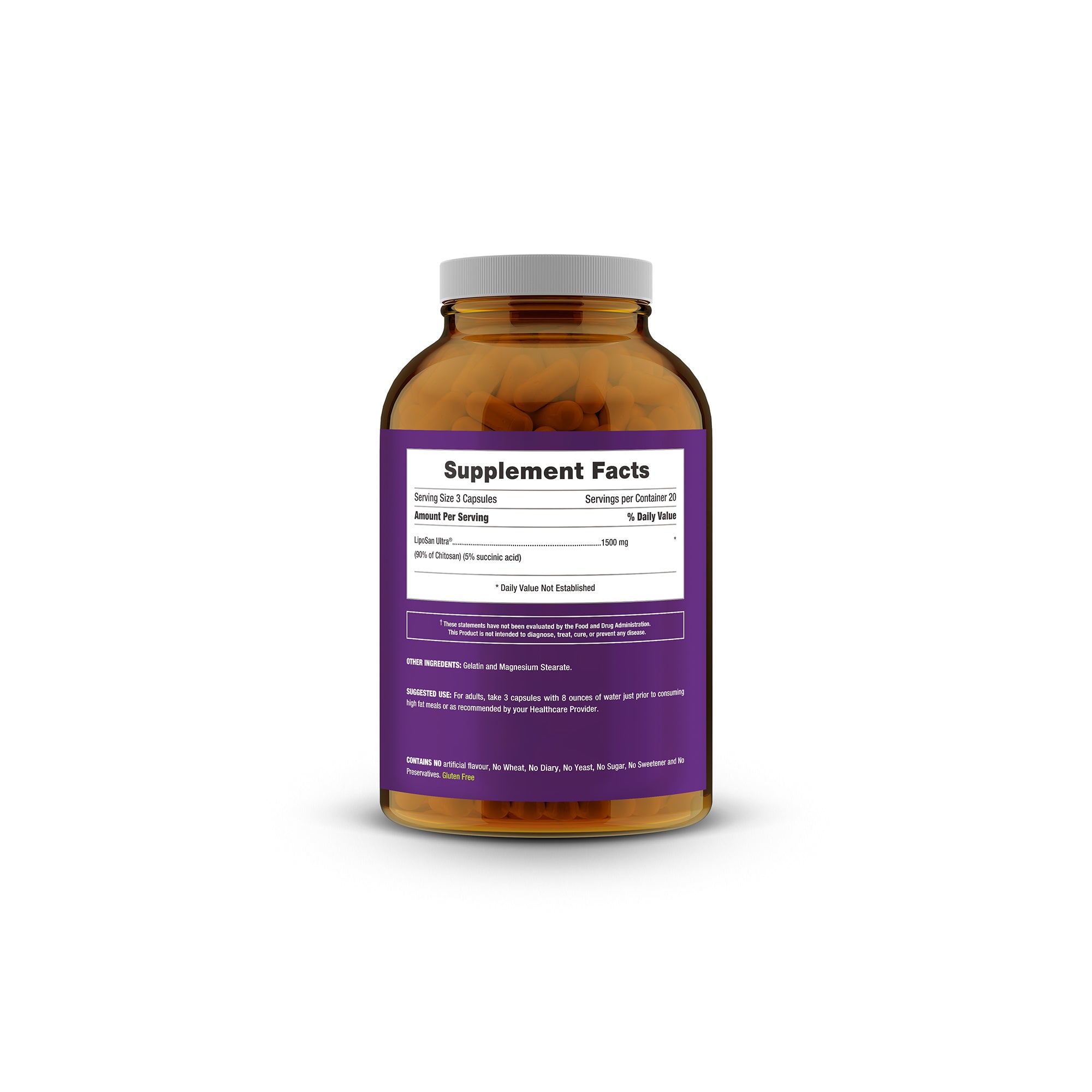 iLipo Absorber Chitosan 1500 mg– 60 Capsules