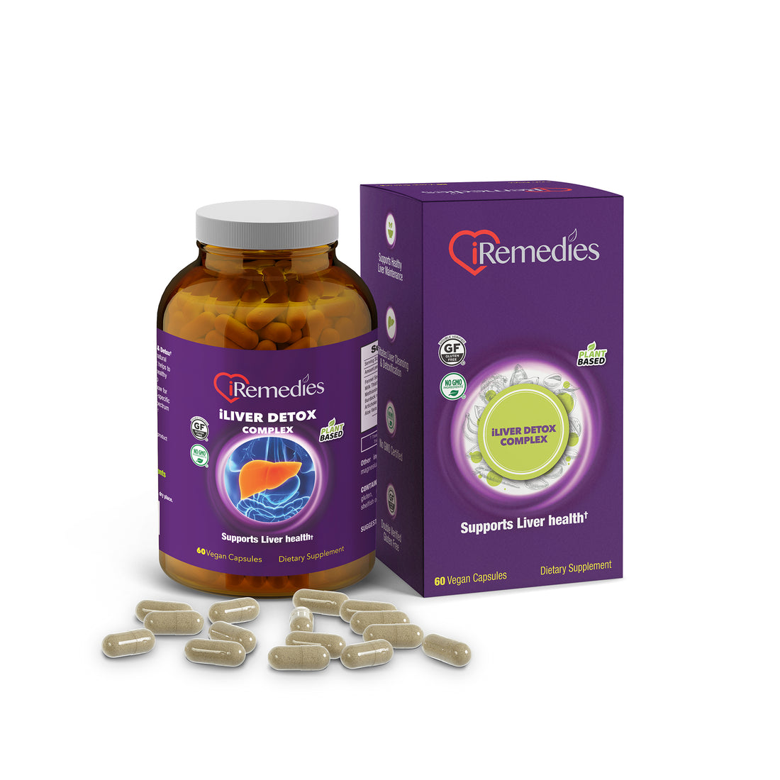 iLiver Detox Complex – 60 Vegan Capsules