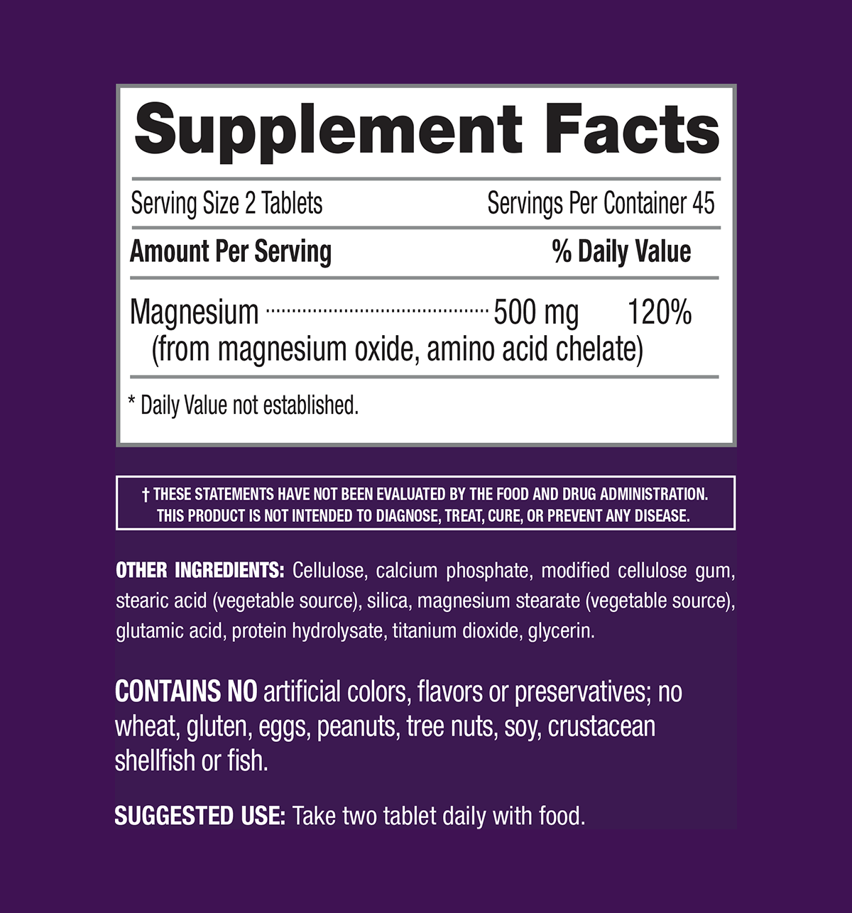iMagnesium 500 mg chelated
