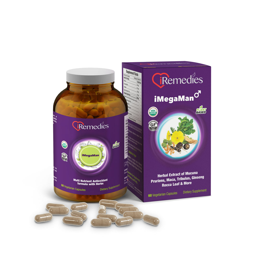 iMegaMan – 60 vegetarian capsules