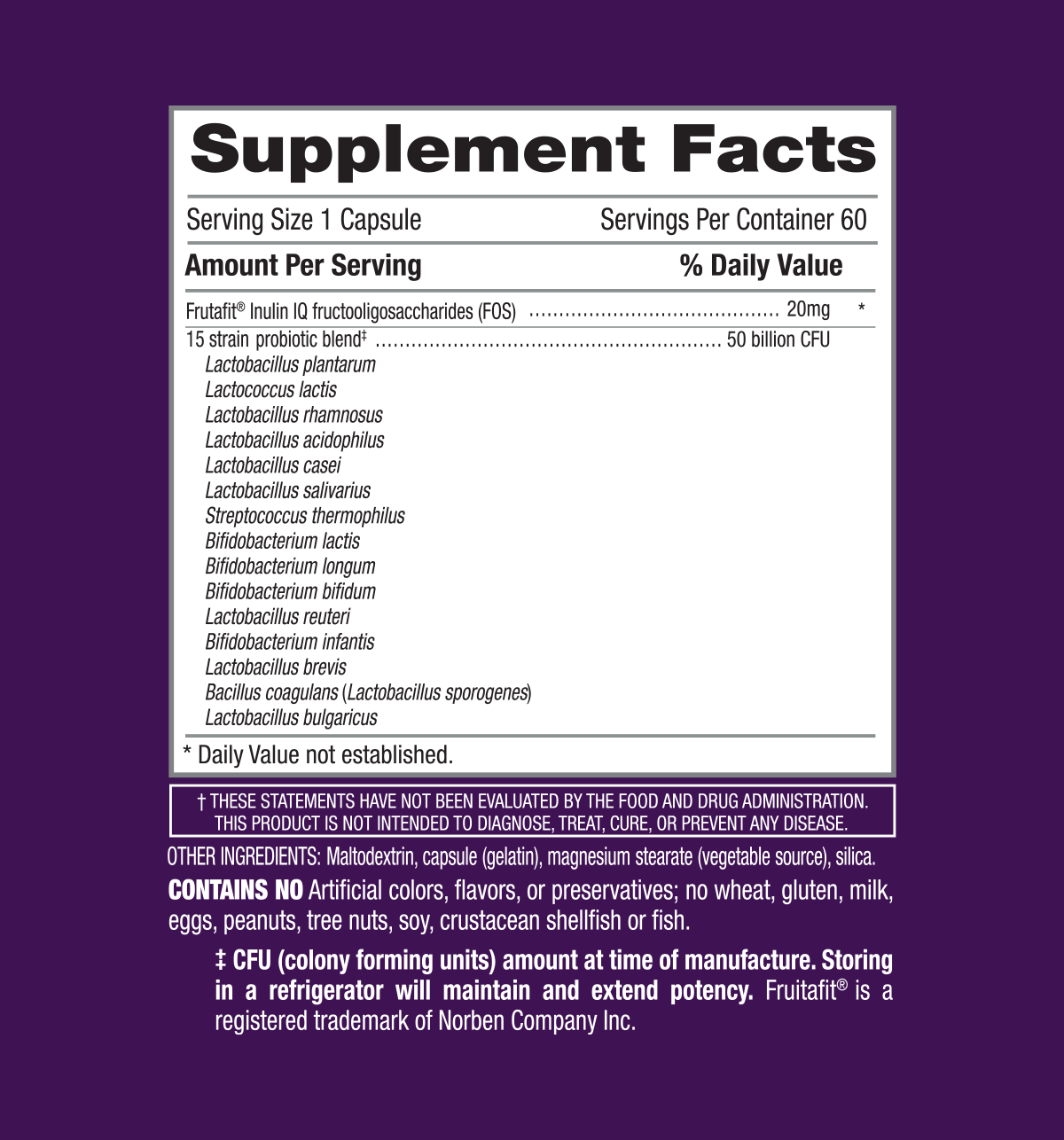 iProbiotic Support 50 Billion CFU 60 Capsules
