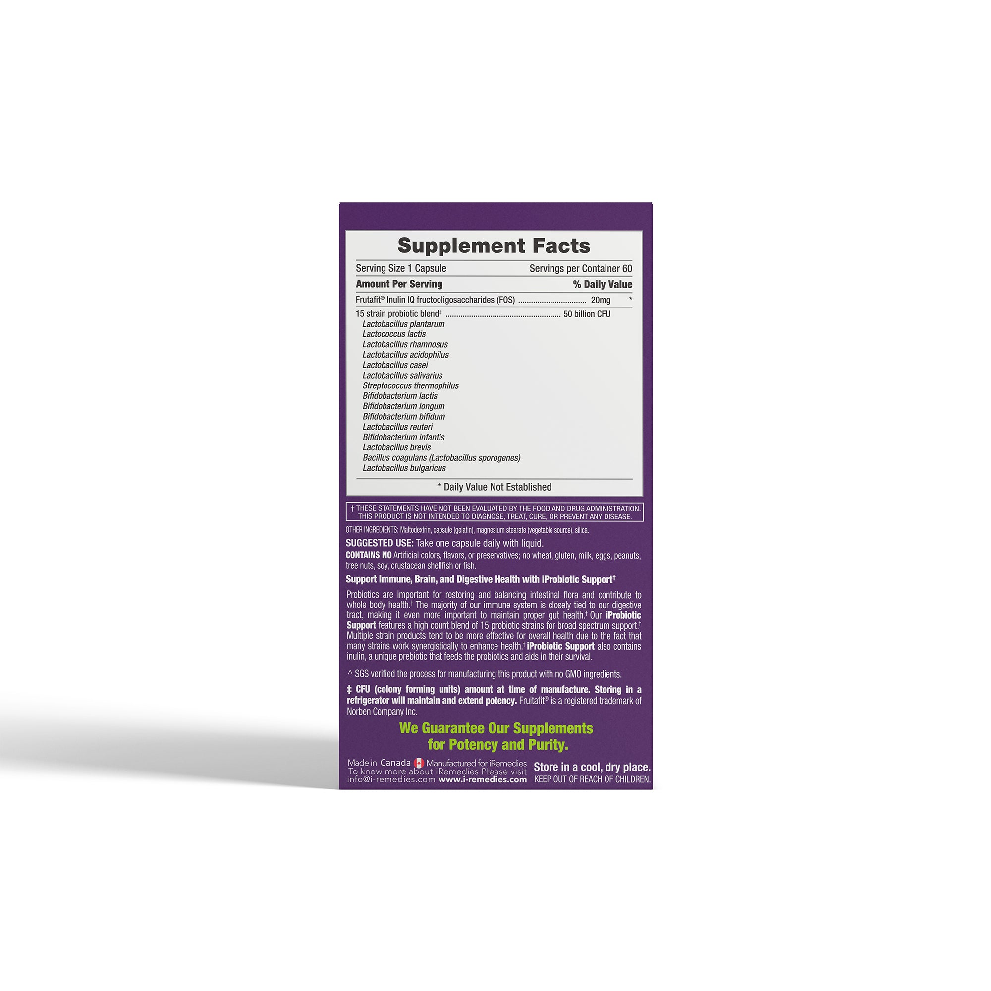 iProbiotic Support 50 Billion CFU