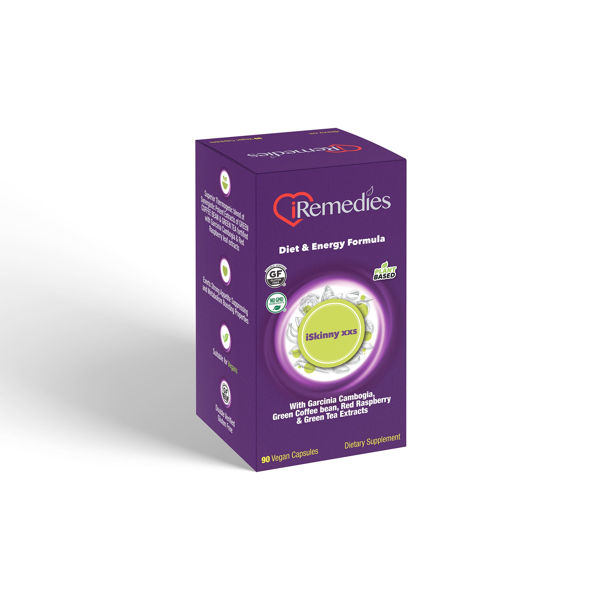 iSkinny XXS – 90 Vegan Capsules