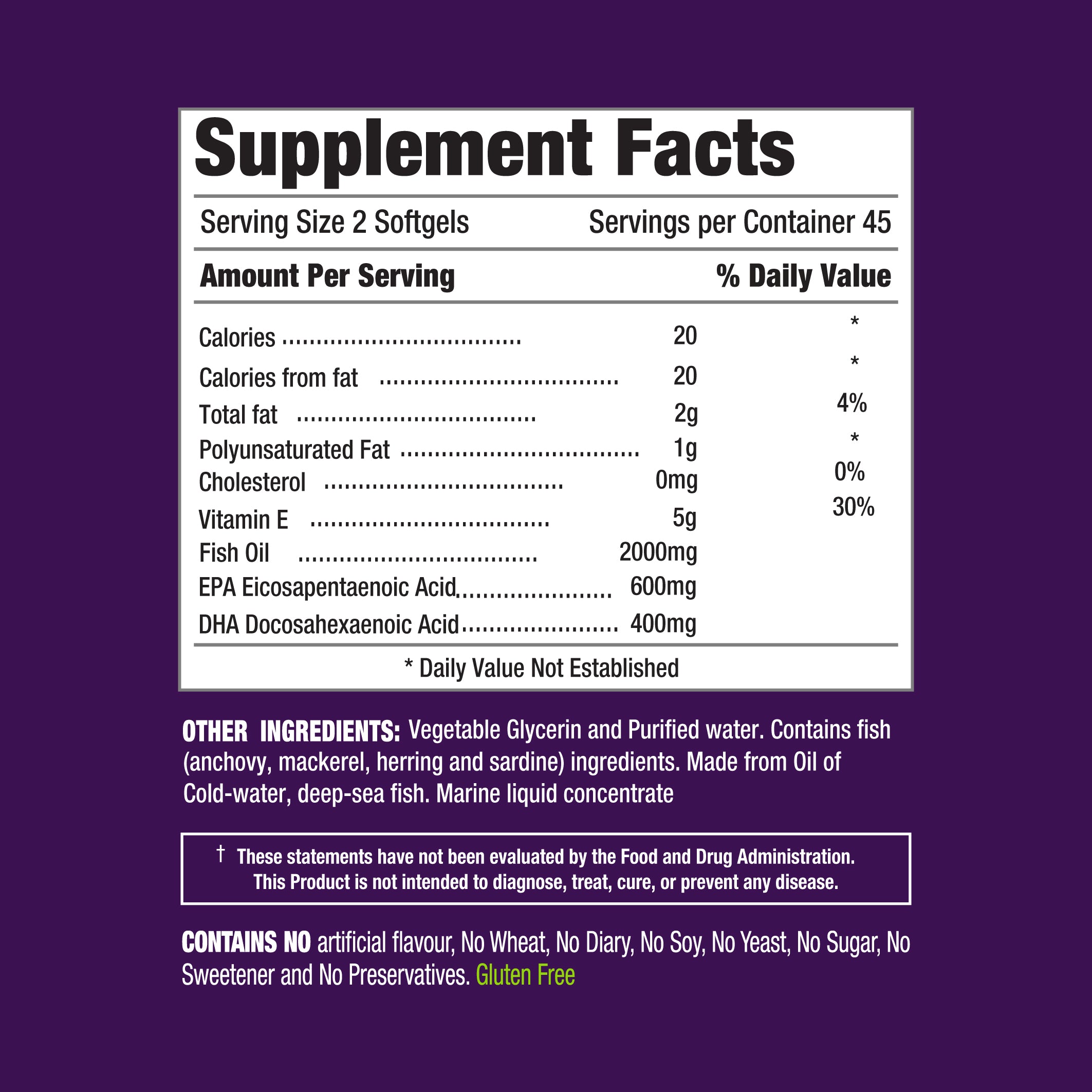 iSuper Omega 3 – 2000 mg 90 Softgels