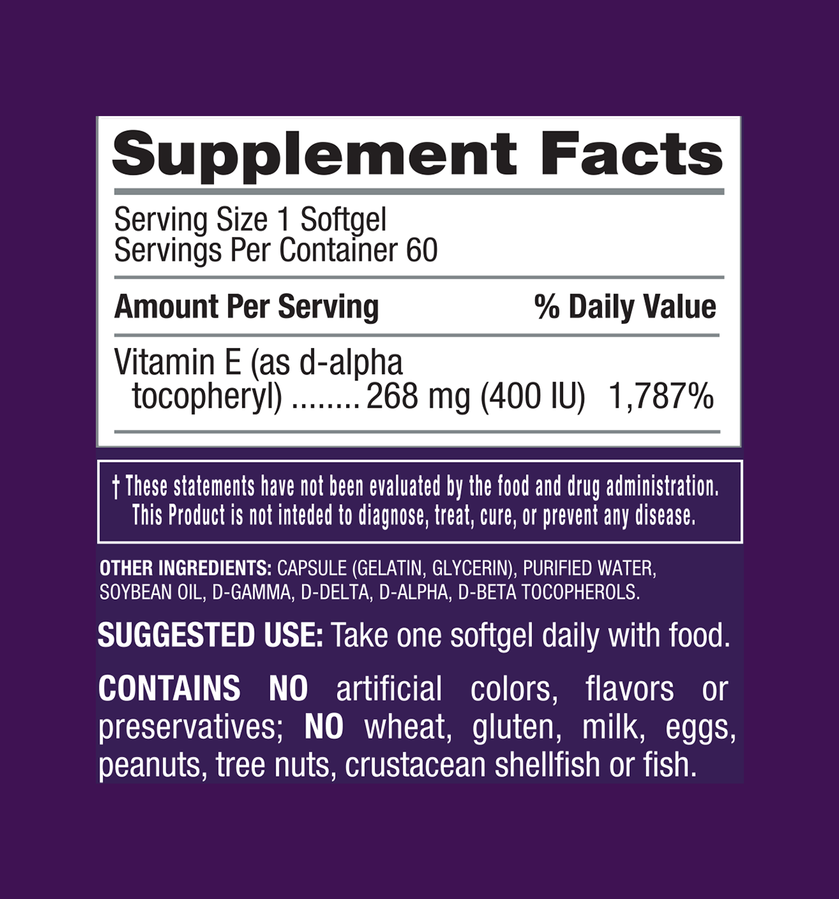 iVitamin E 400 IU 
