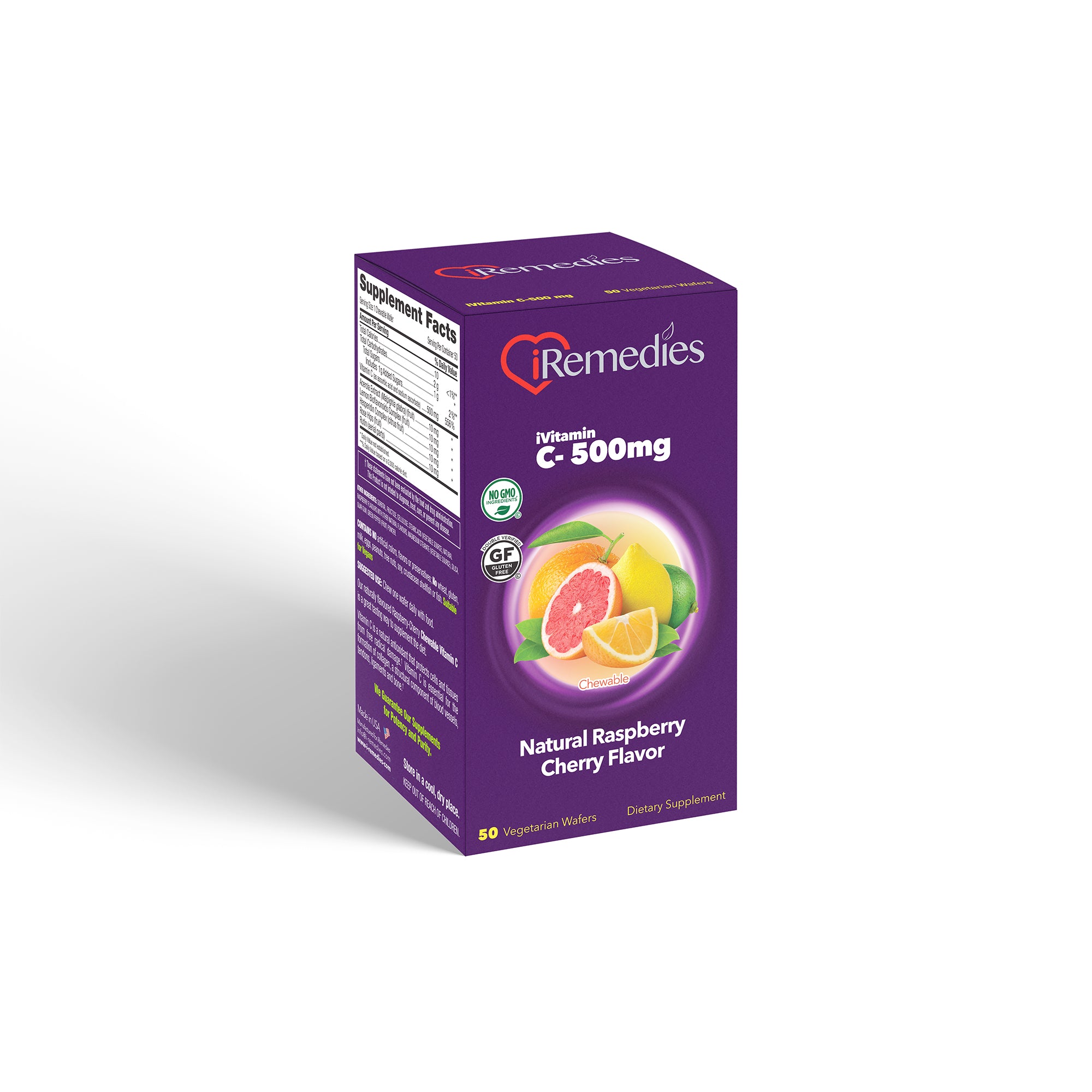 iVitamin C 500 Chewable – 50 Vegetarian Wafers