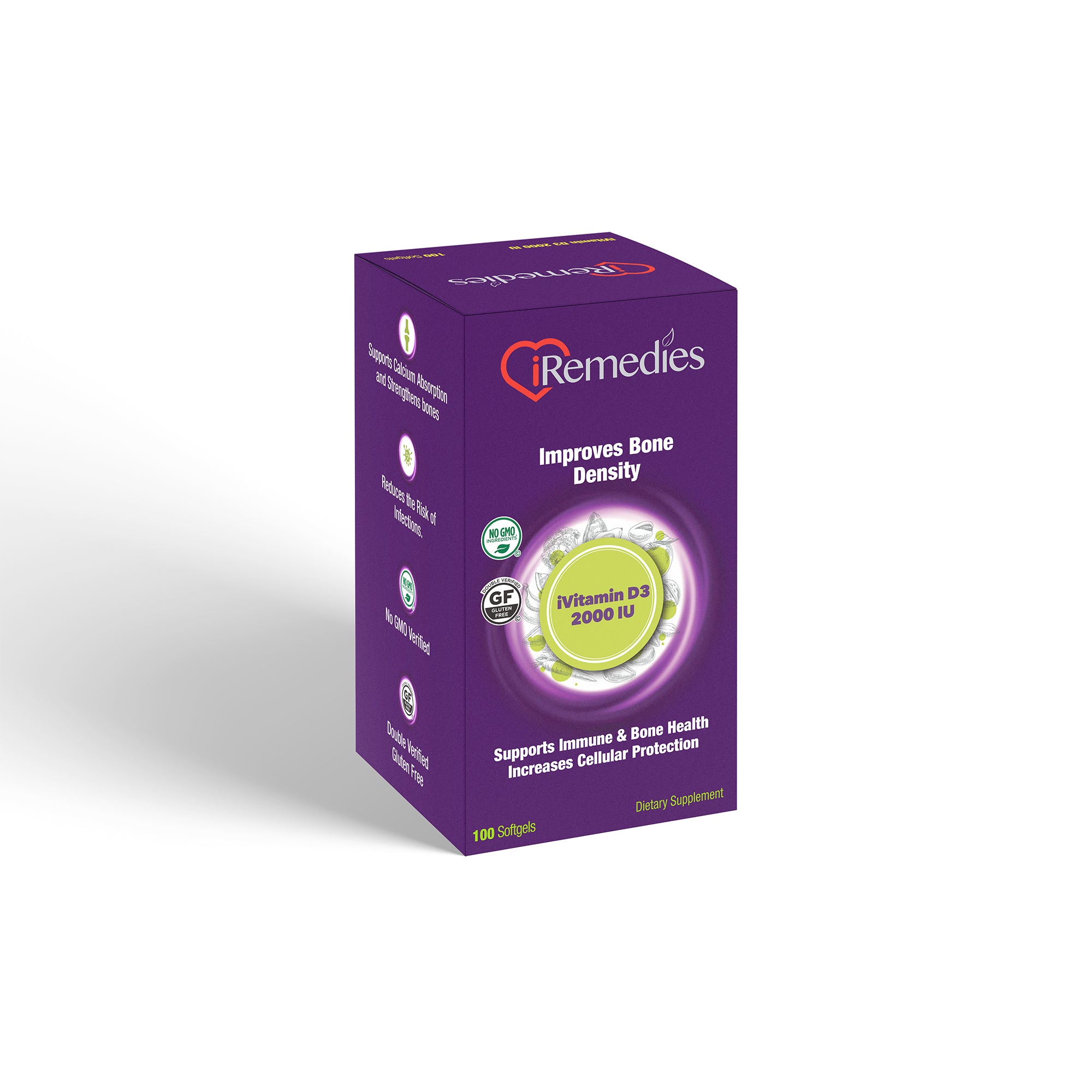 iVitamin D3 – 2000 IU – 100 Softgels