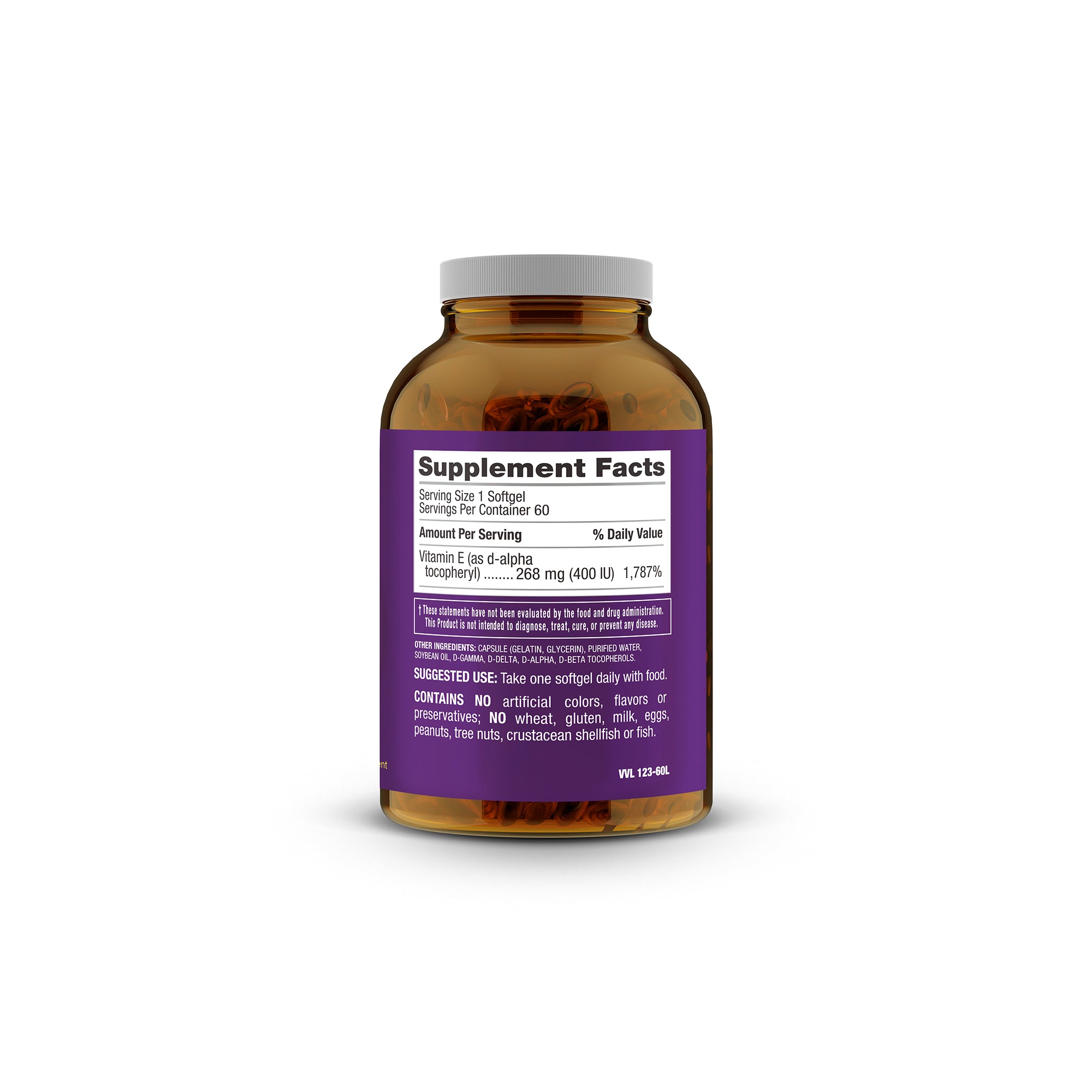 iVitamin E 400 IU with Mixed Tocopherols – 60 Softgels