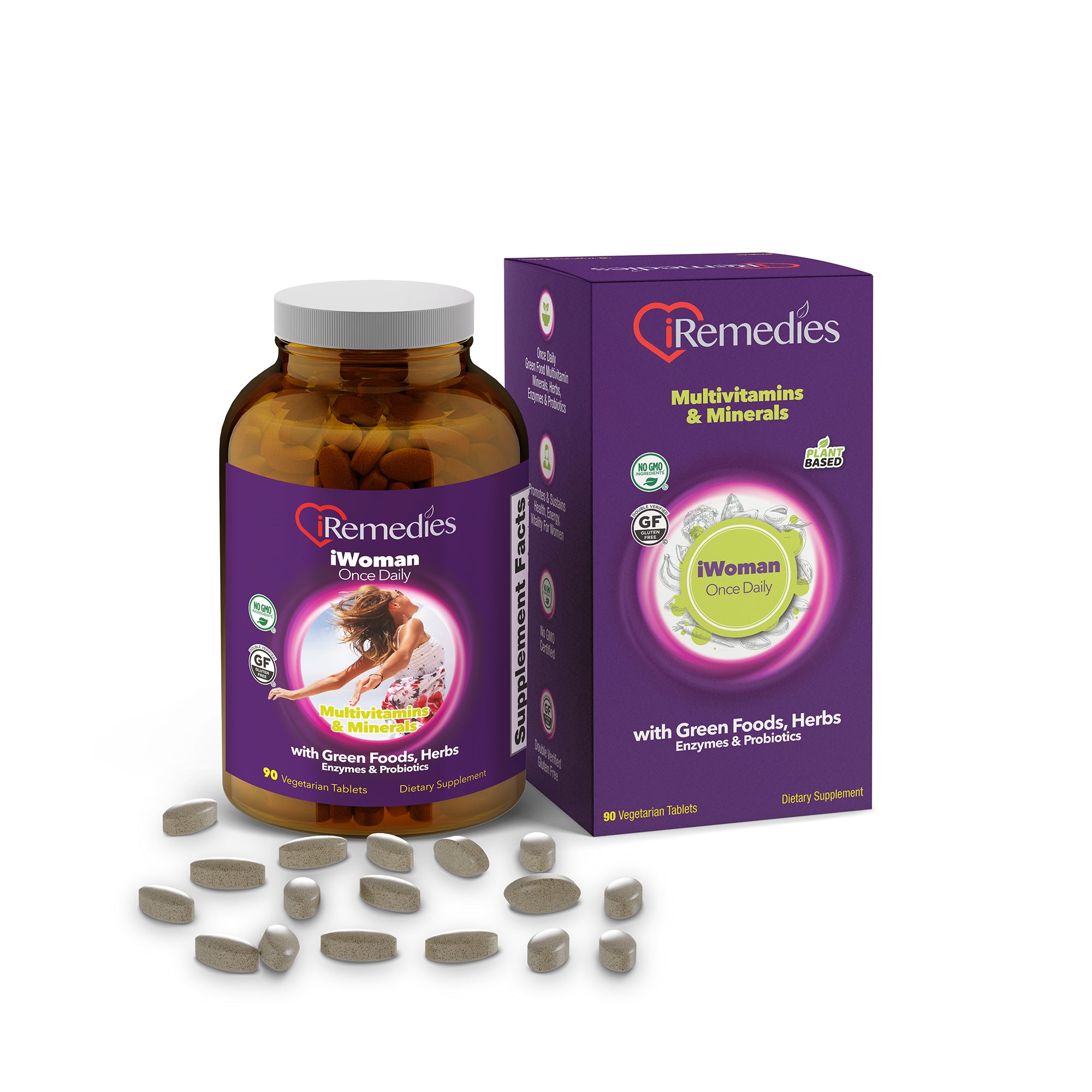 iWoman Once Daily Multivitamins – 90 Vegetarian Tablets