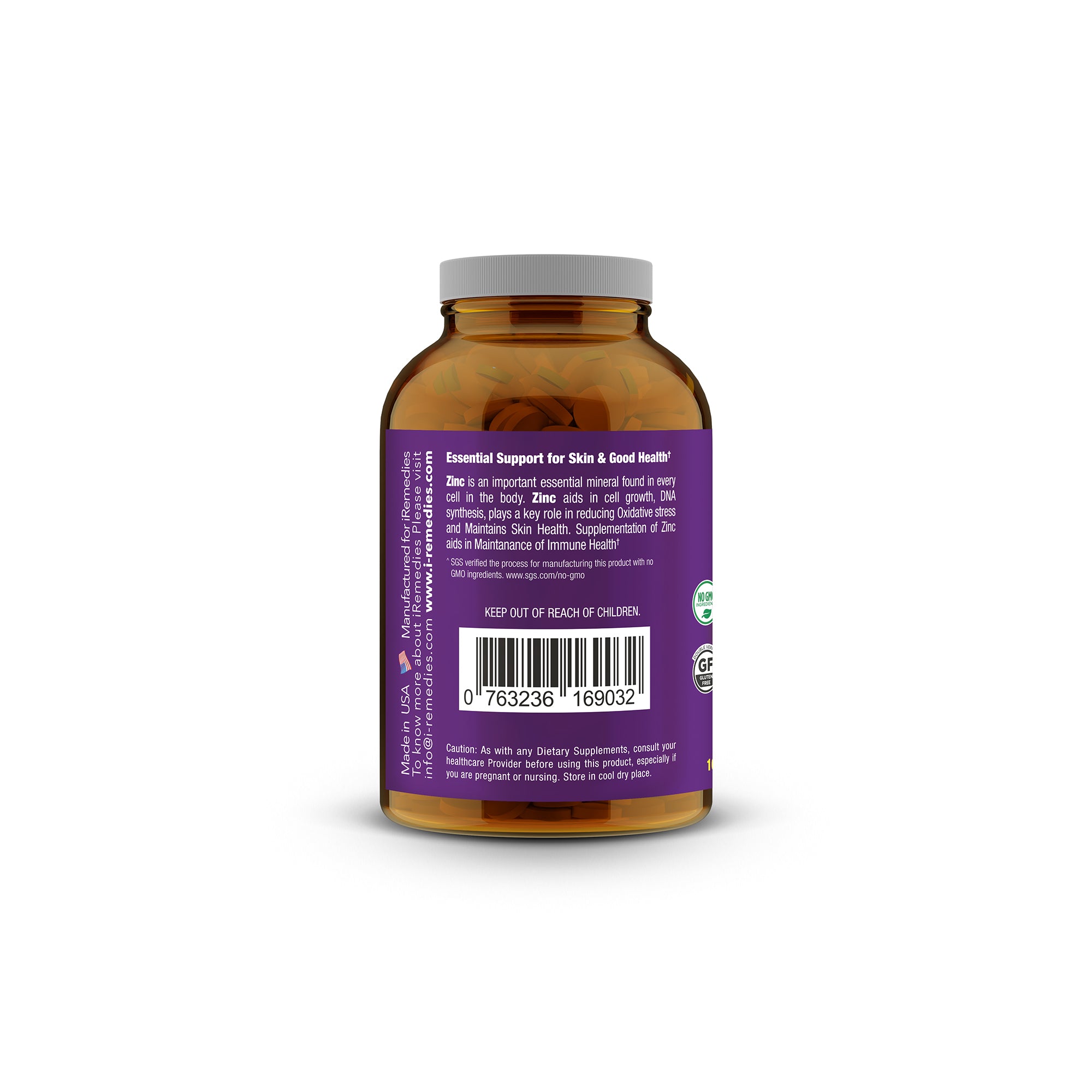 iZinc 50 mg – 100 Vegan Tablets
