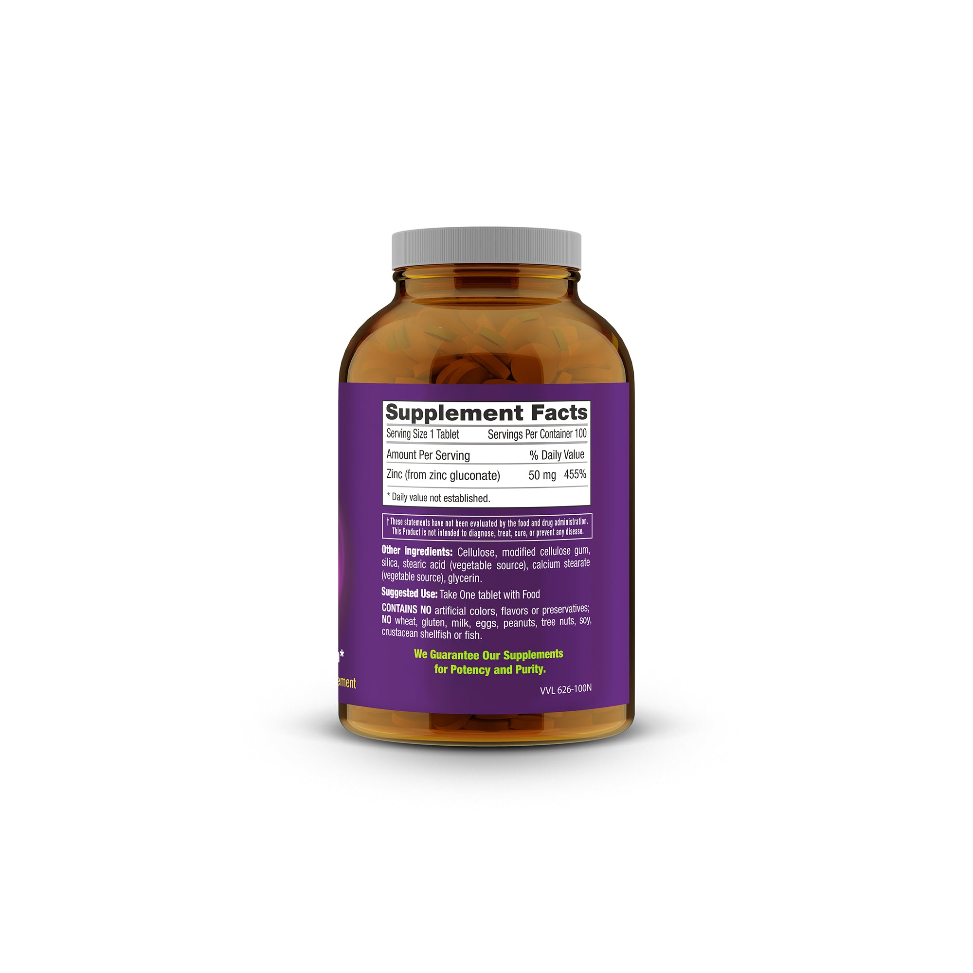 iZinc 50 mg – 100 Vegan Tablets – iRemedies